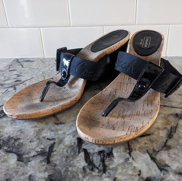 Coach Bernadette Platform Wedges - Picture 2 of 6